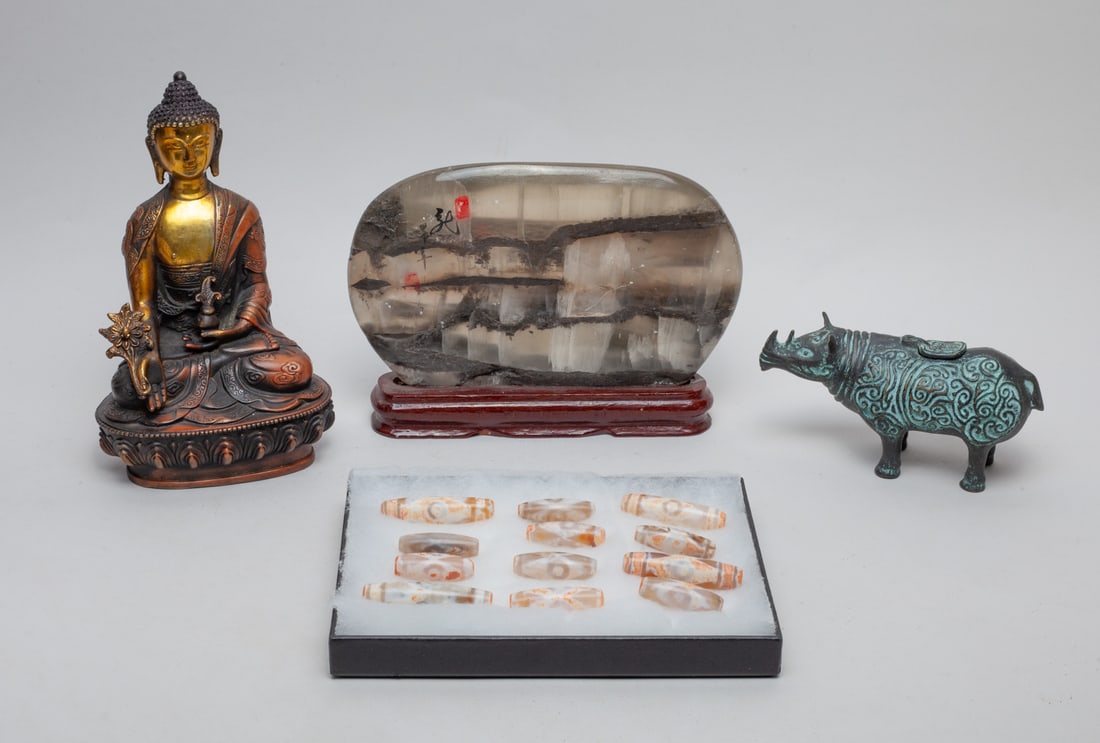 Chinese Stone, Beads & Bronze (1 of 14)