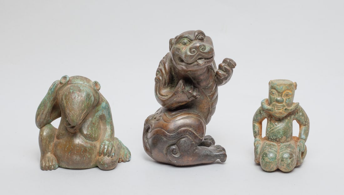 Set Chinese Bronze Sculptures (1 of 14)
