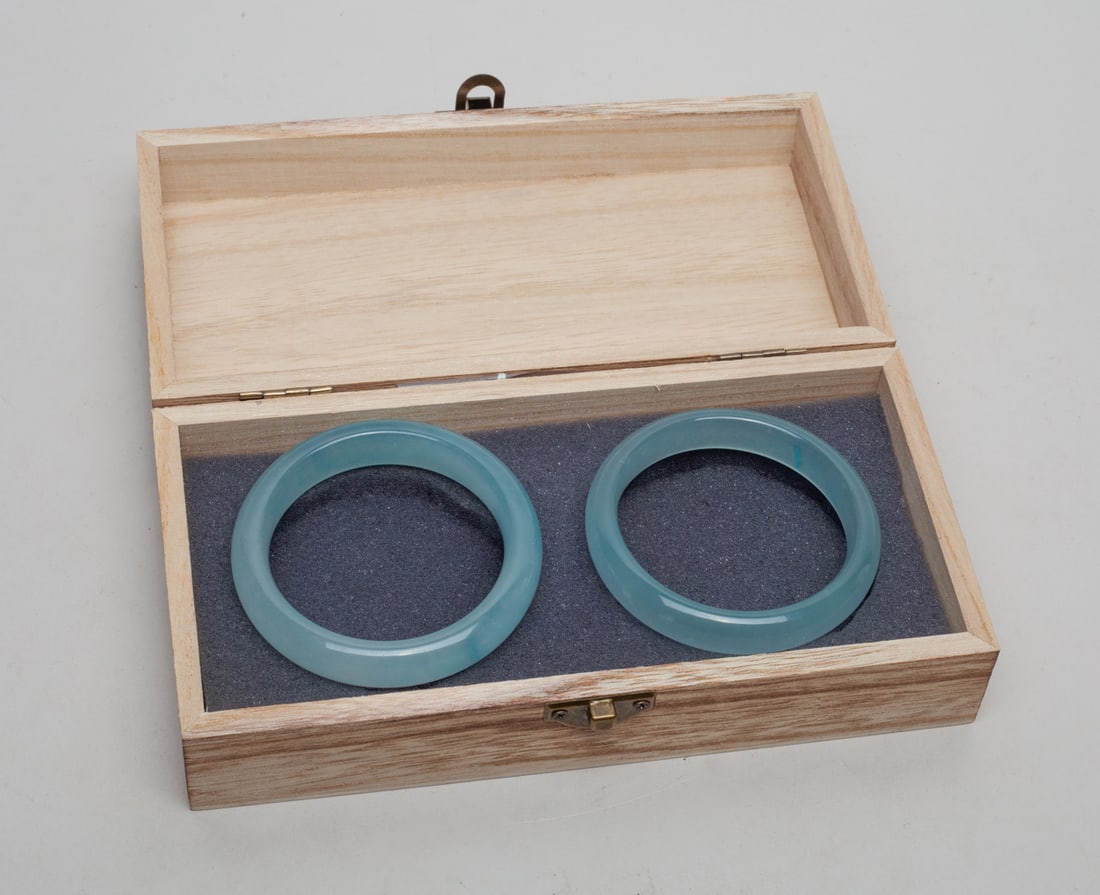 Two Aquamarine Like Bangles (1 of 8)