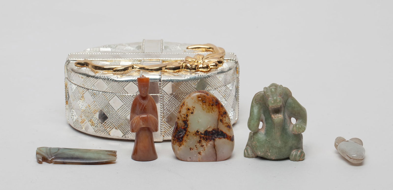 Estate Chinese Jade Carvings (1 of 12)