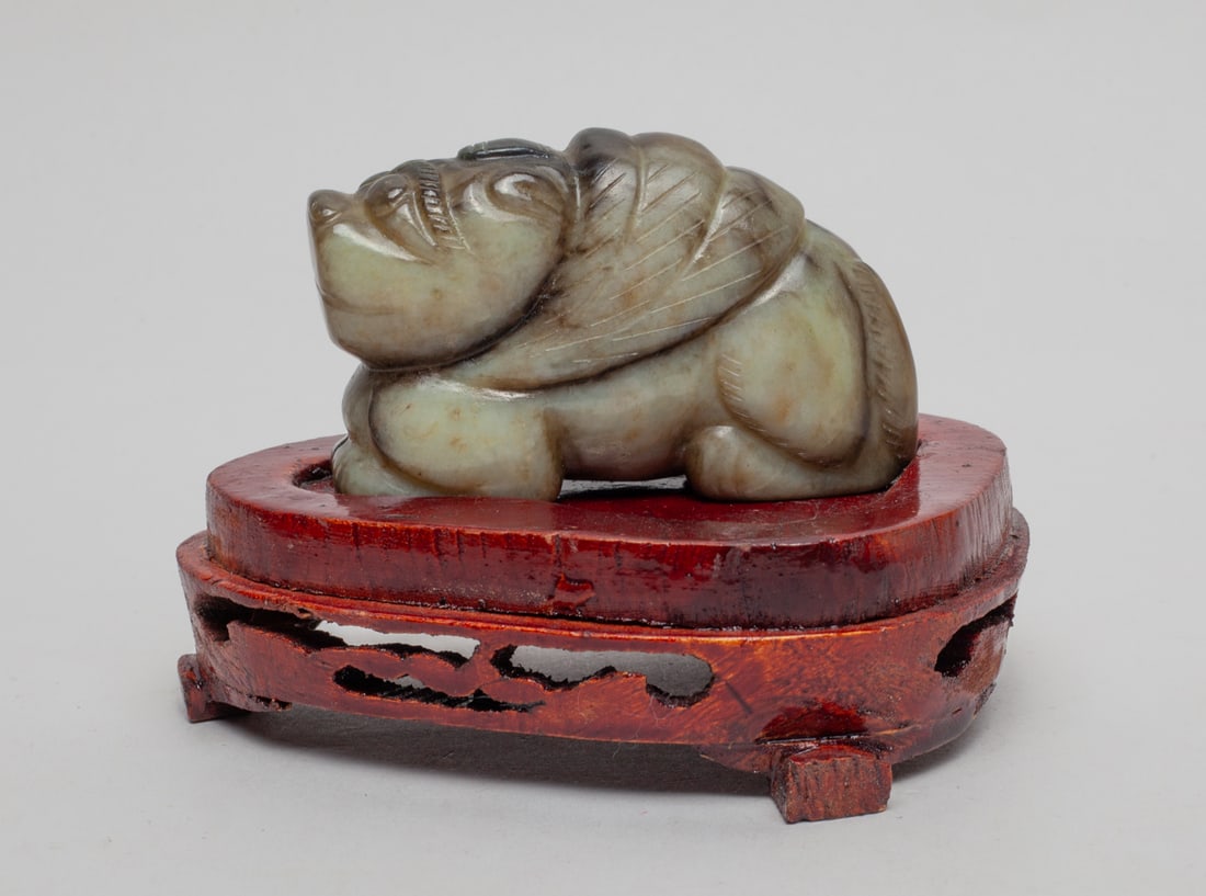 Chinese Ming Type Jade on Stand (1 of 8)