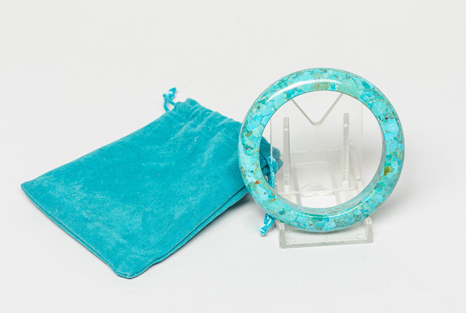 Designed Turquoise Like Bangle (1 of 8)