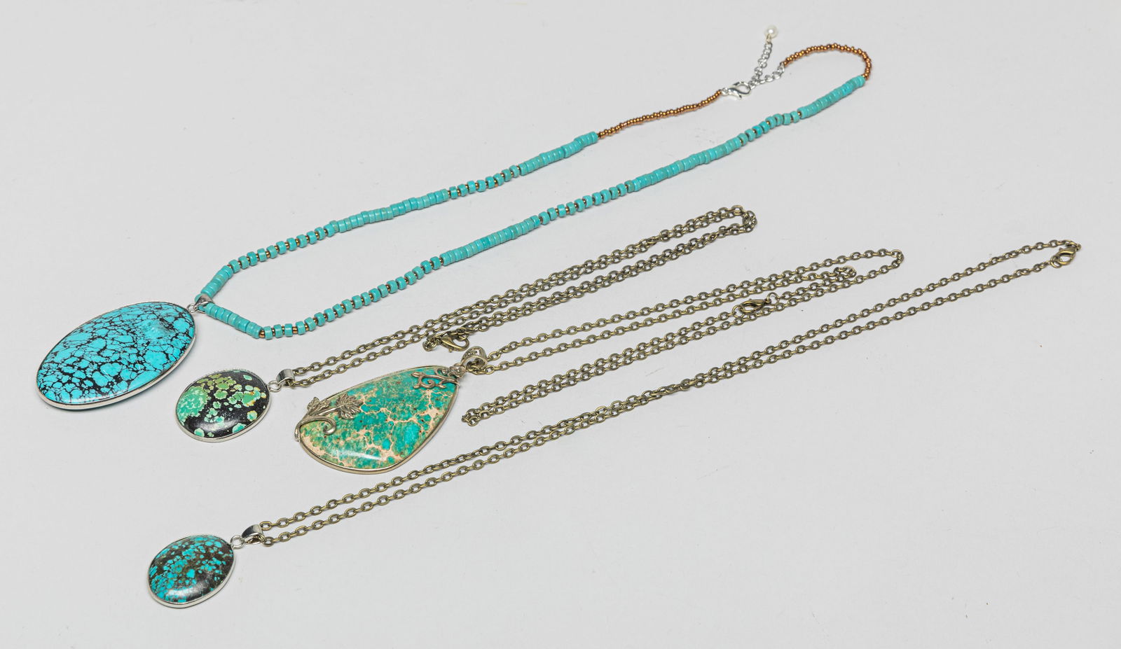 Zuni Type Turquoise Like Necklaces (1 of 10)