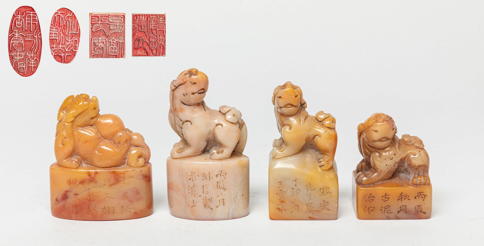 Estate Chinese Shoushan Stone Seals (1 of 19)