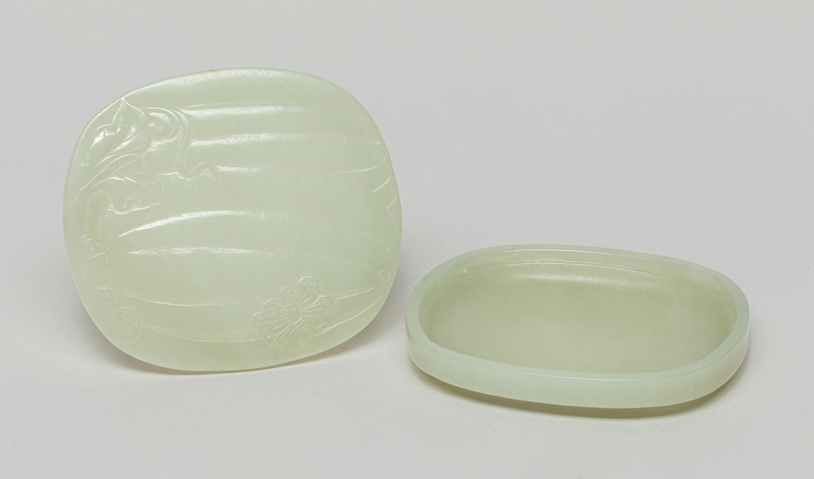 Chinese White Jade Ink Box (1 of 8)