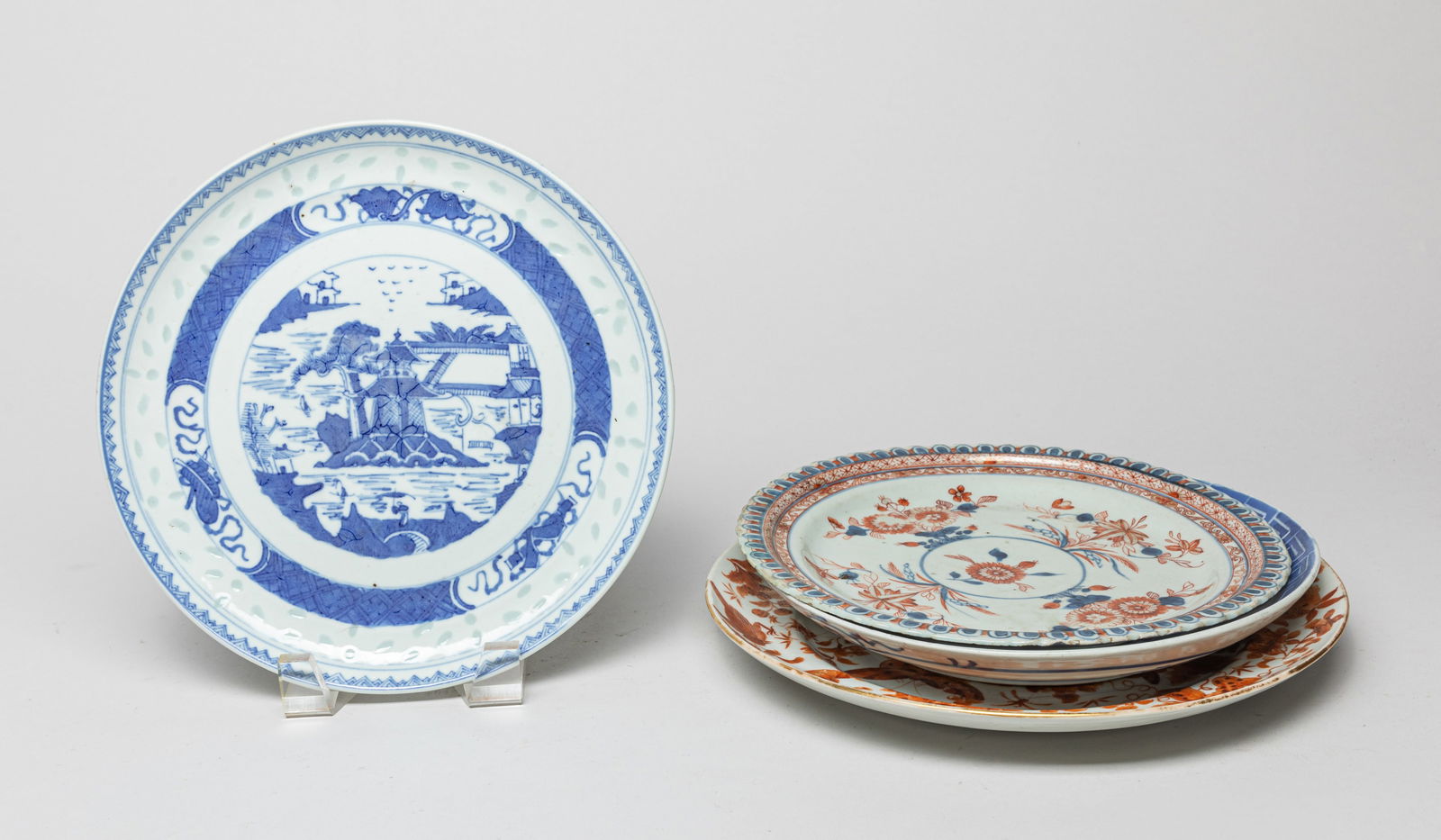 Set Chinese Export Porcelain Plates (1 of 17)