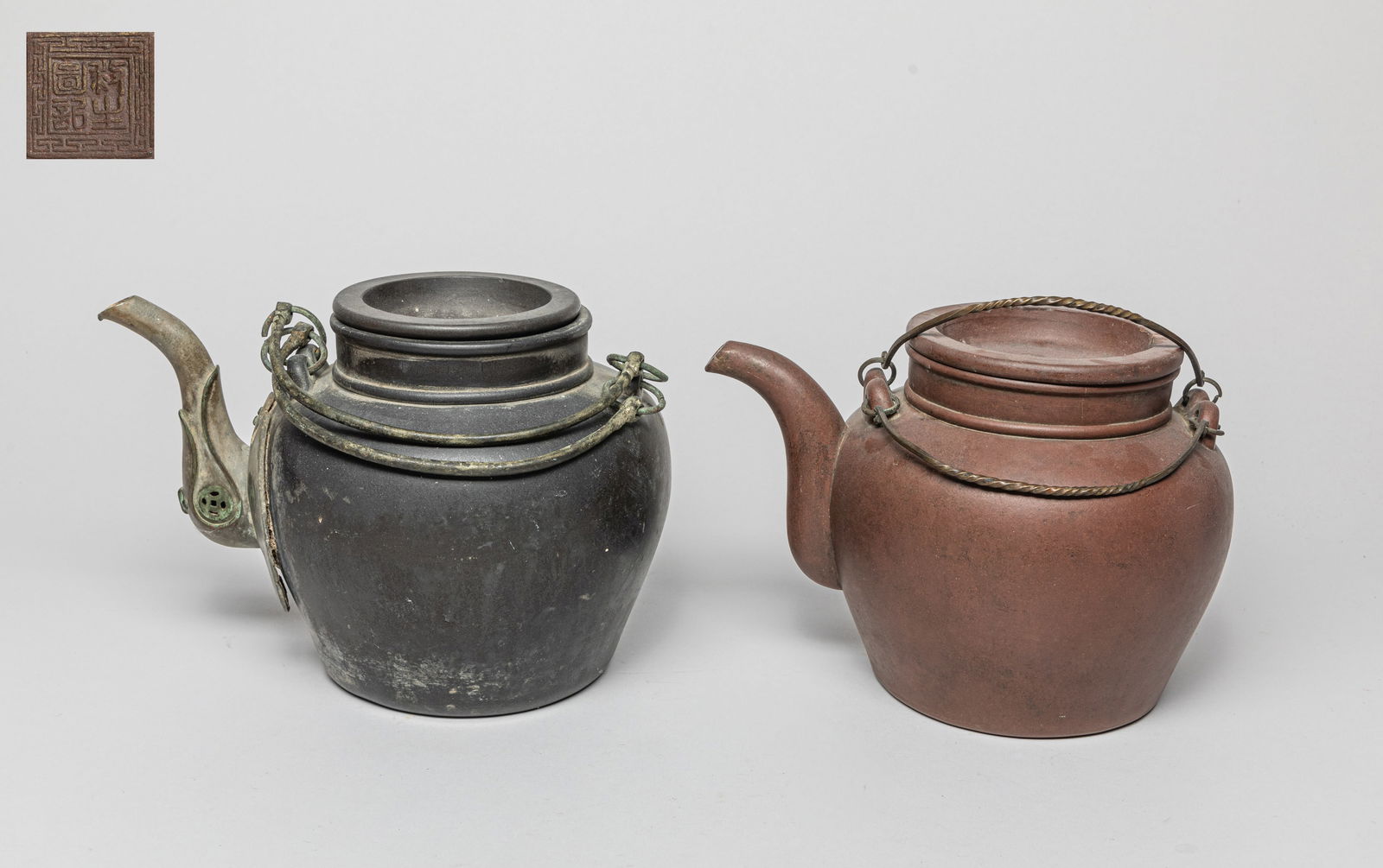 Two Chinese Large Tea Pots (1 of 12)