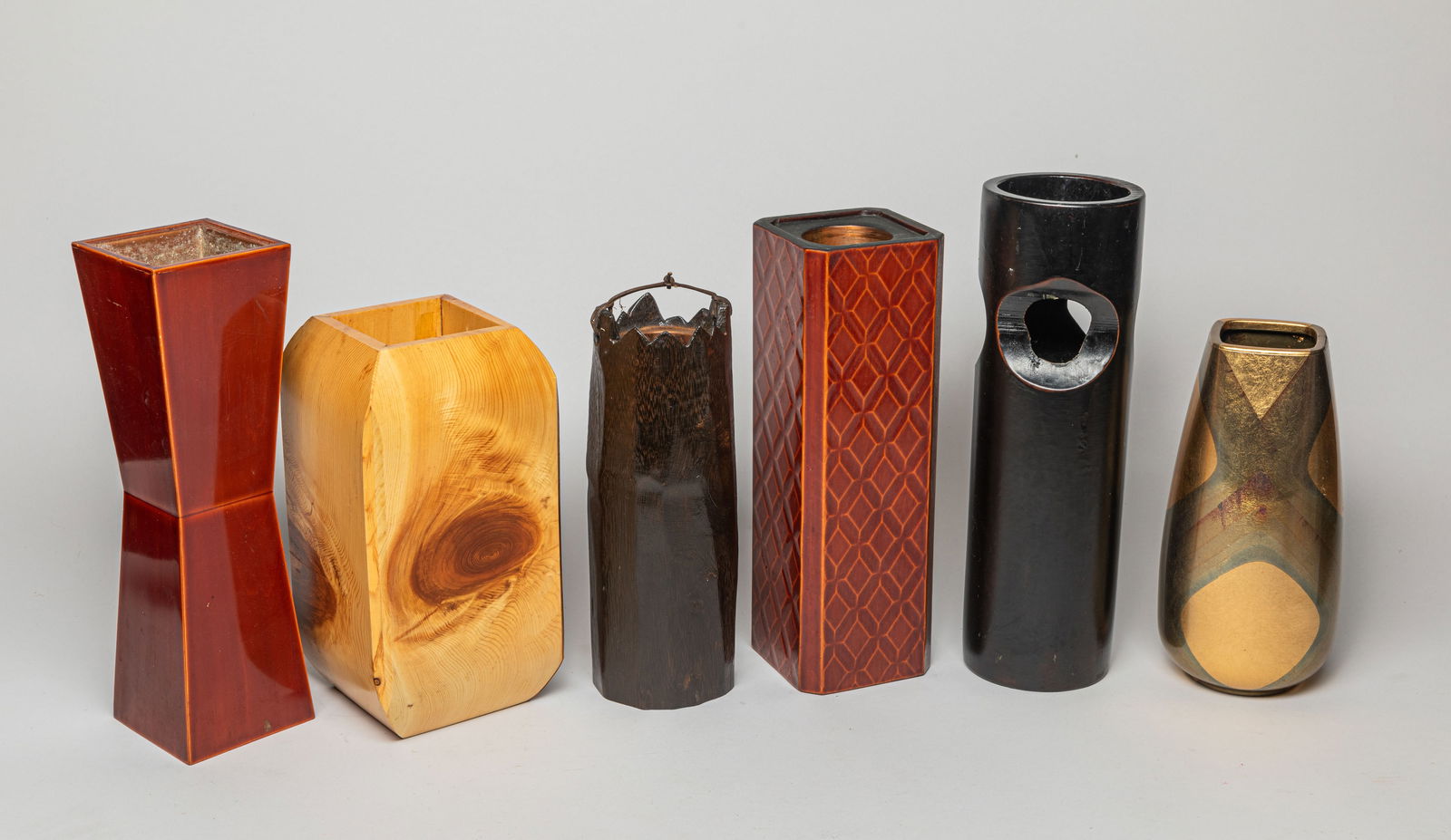 Vintage Japanese Lacquer Vases (1 of 13)