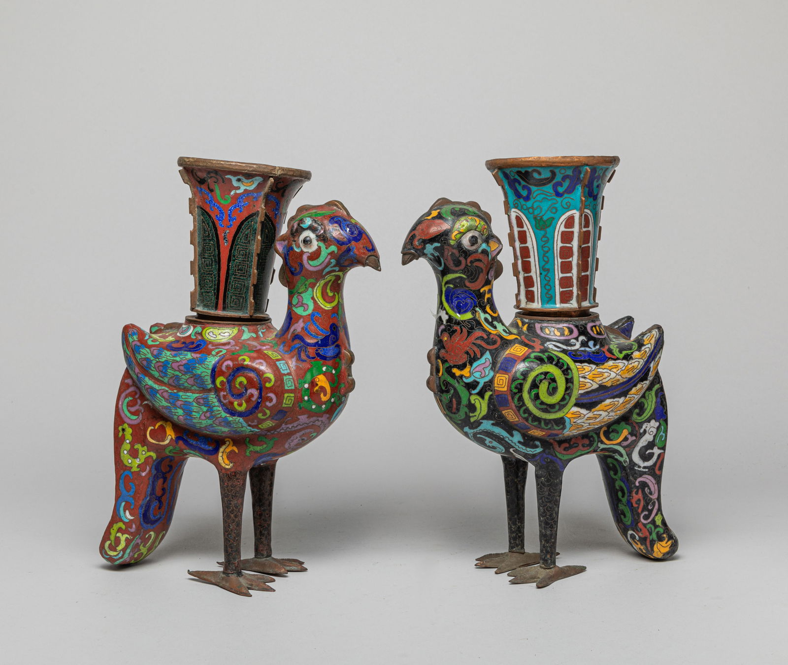 Two Chinese Cloisonne Sculptures (1 of 12)