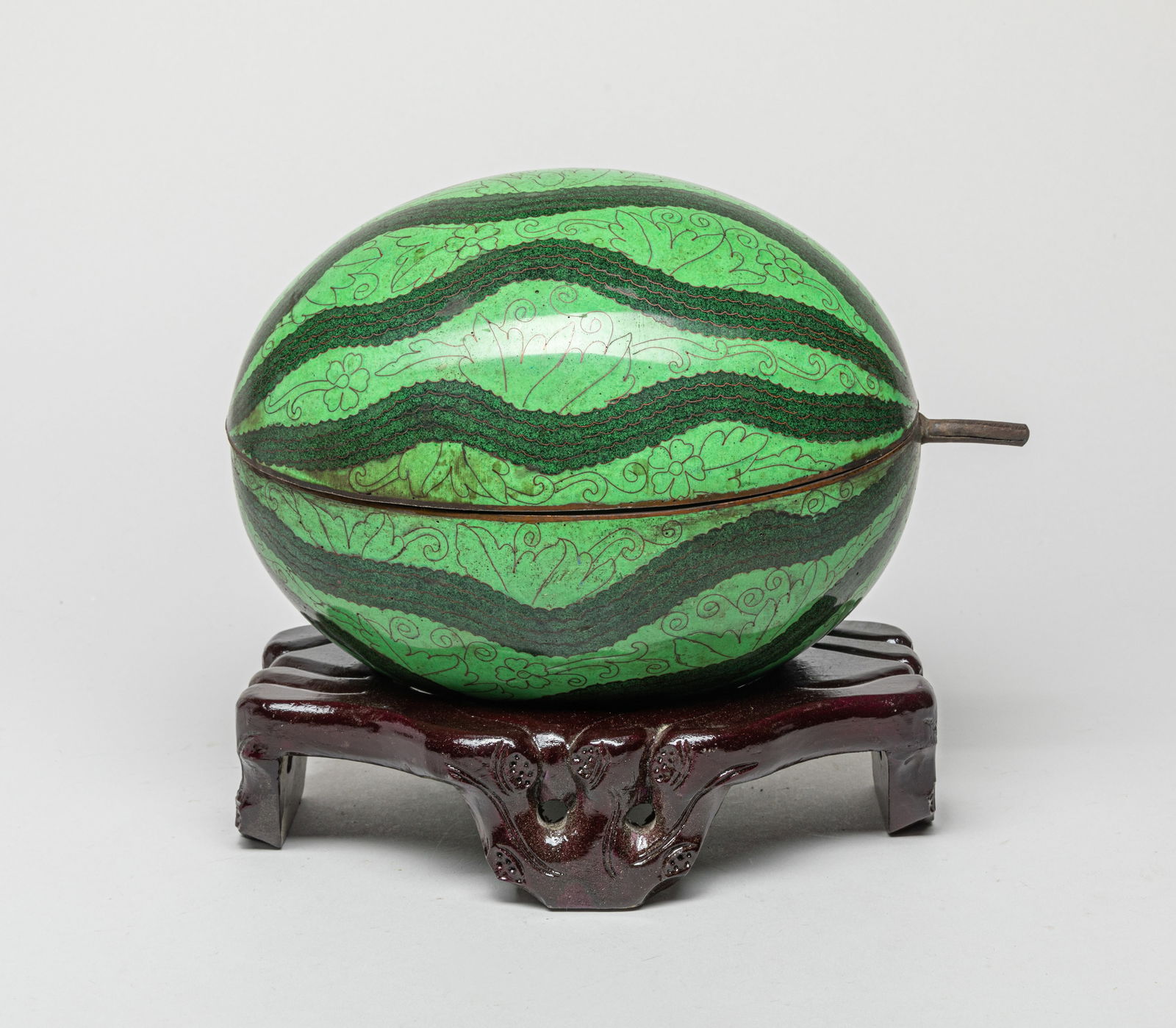 Lg Chinese Export Cloisonne Covered Box (1 of 8)