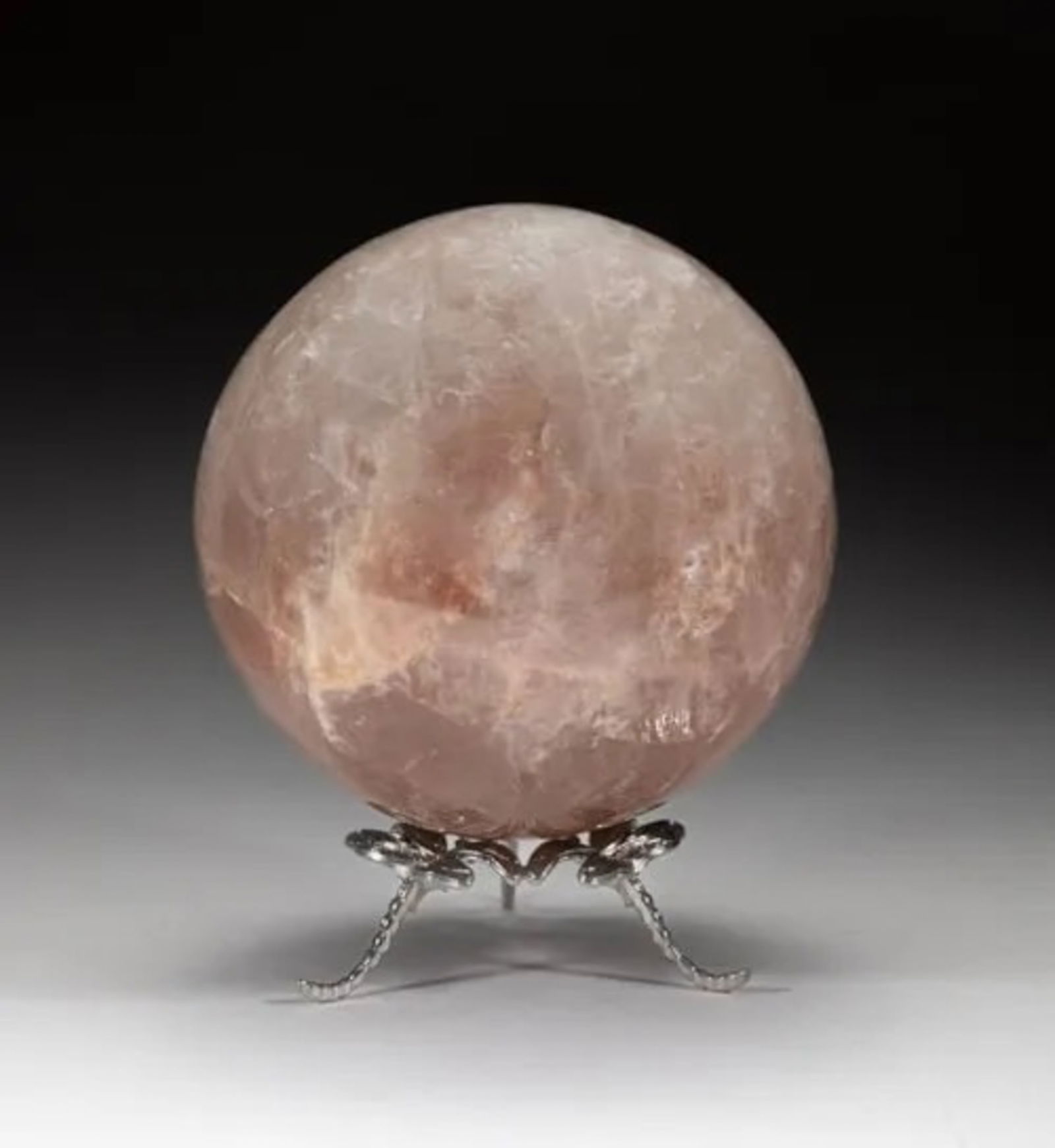 Large Rose Quartz Gemstone Ball (1 of 7)