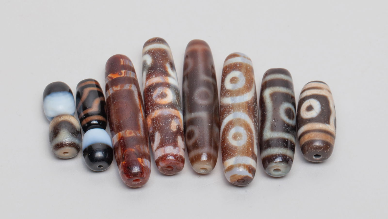 Estate Chinese/ Tibetan Dzi Beads (1 of 11)