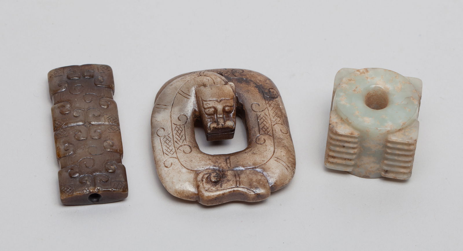 Three Chinese Jade Toggles (1 of 14)