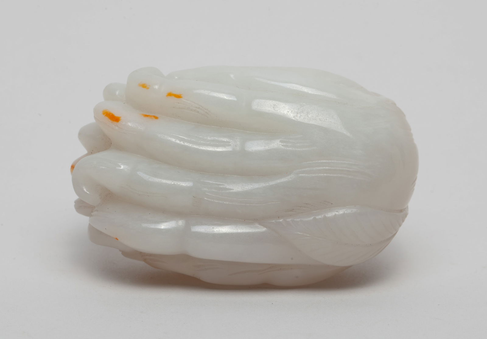 Large Chinese White Jade Buddha Hand (1 of 9)