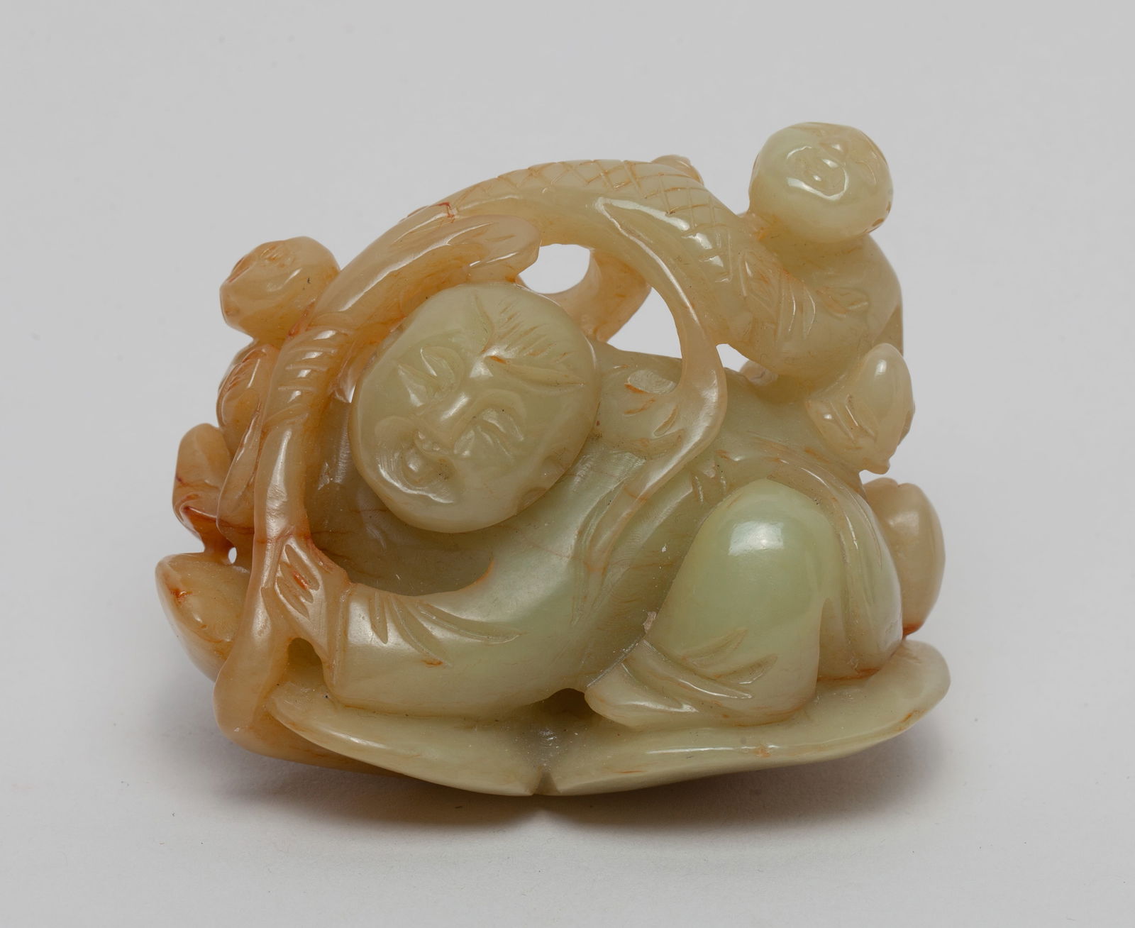 Chinese Yellow Celadon Jade Boy (1 of 12)