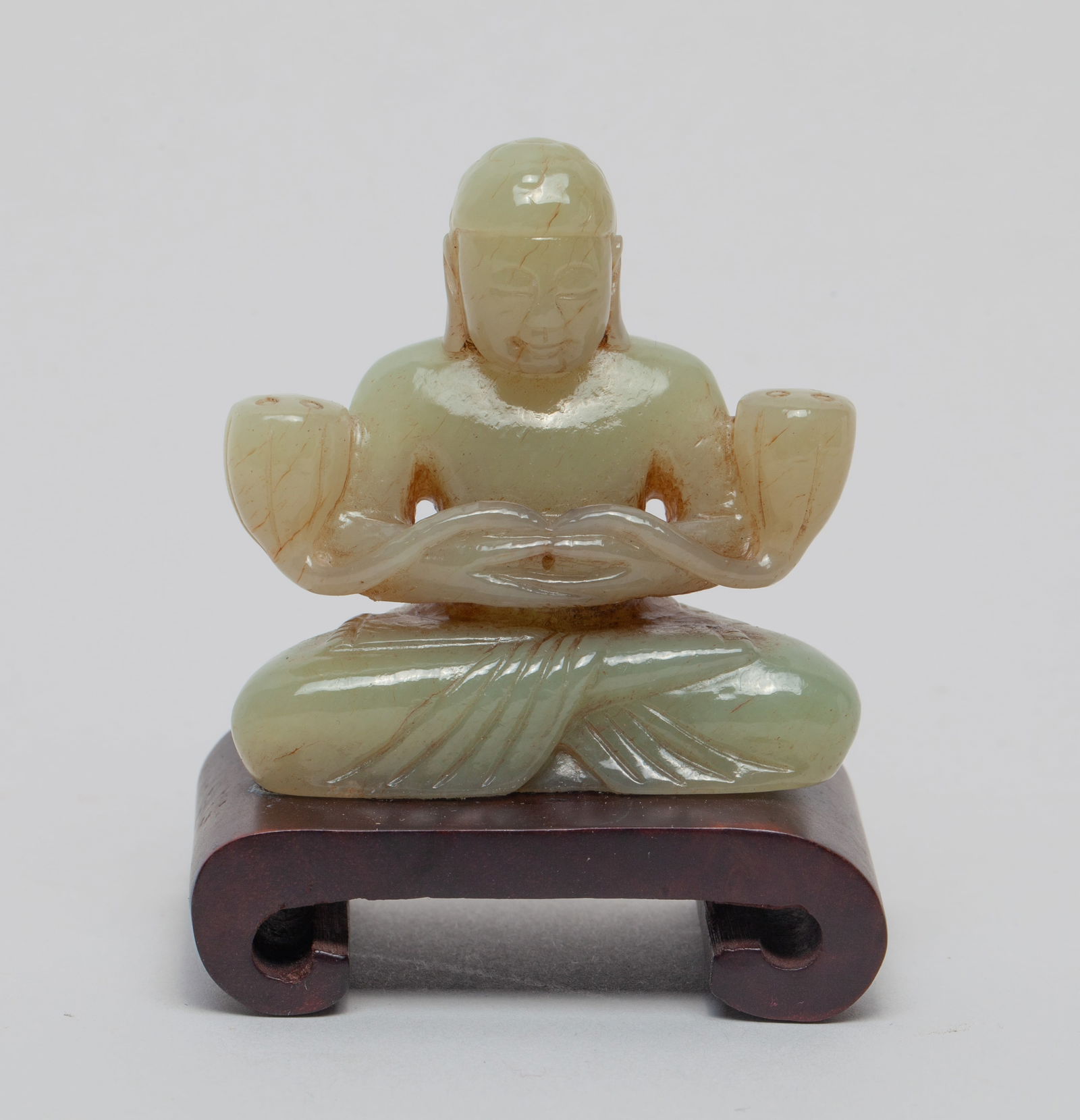 Chinese Yellow Celadon Jade Buddha (1 of 12)