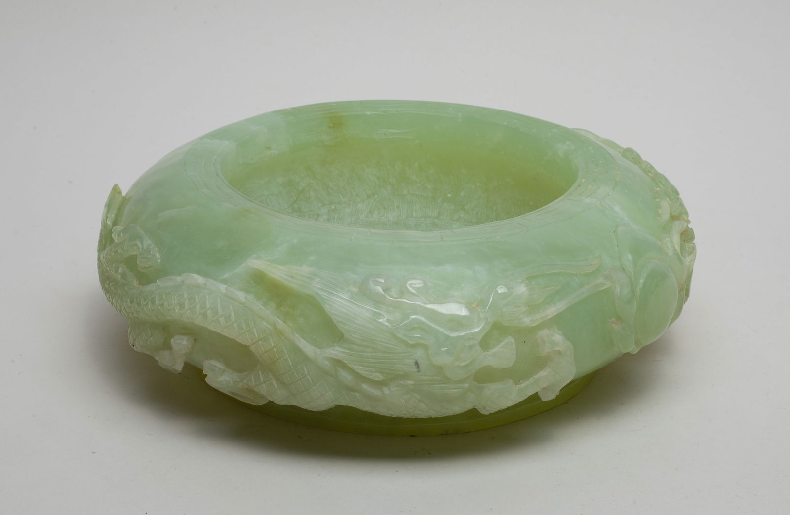 Large Chinese Translucent Jade Washer (1 of 9)