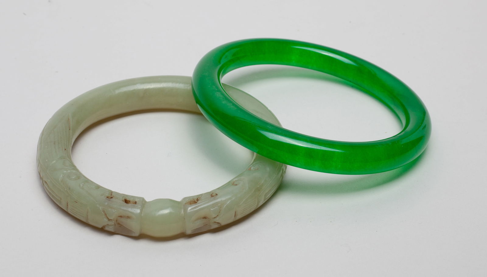 Chinese Jade & Colored Stone Bangles (1 of 11)