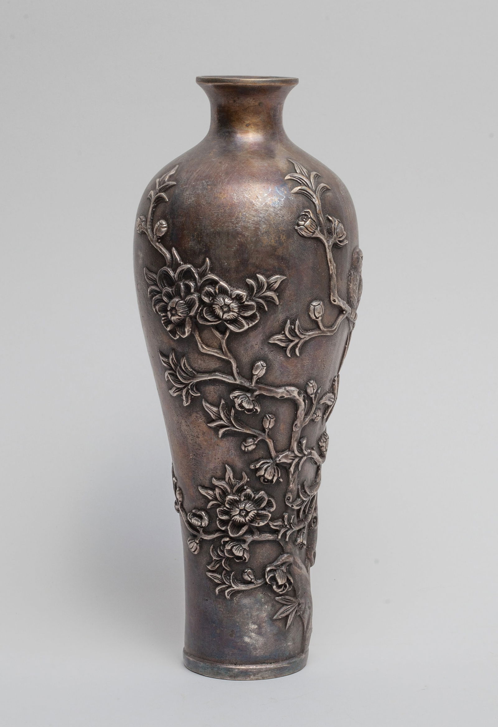 Chinese Export Silver Plated Vase (1 of 14)