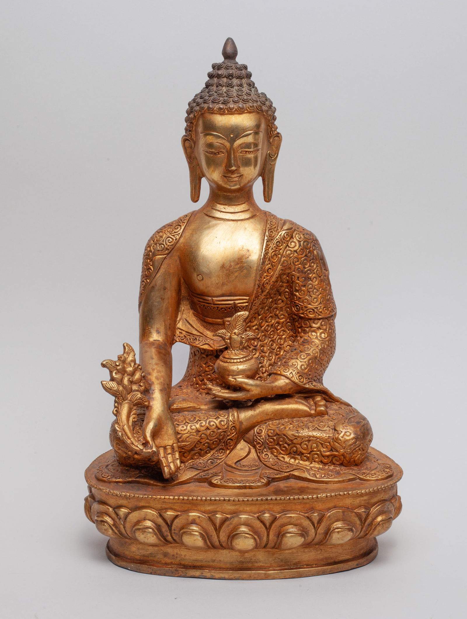 Large Chinese Gilt Bronze Buddha (1 of 12)