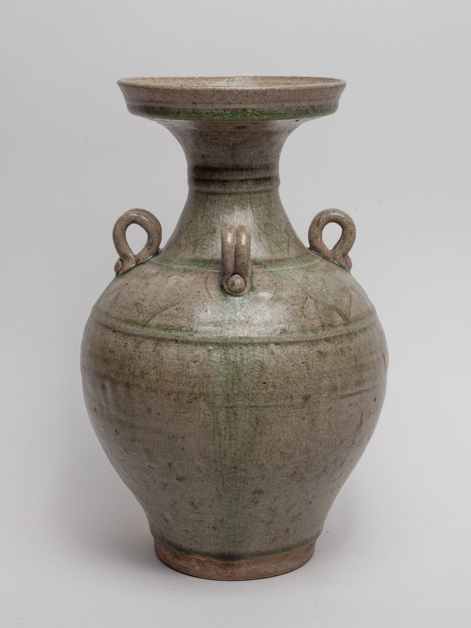 Chinese Yue Stoneware Lg Vase (1 of 12)