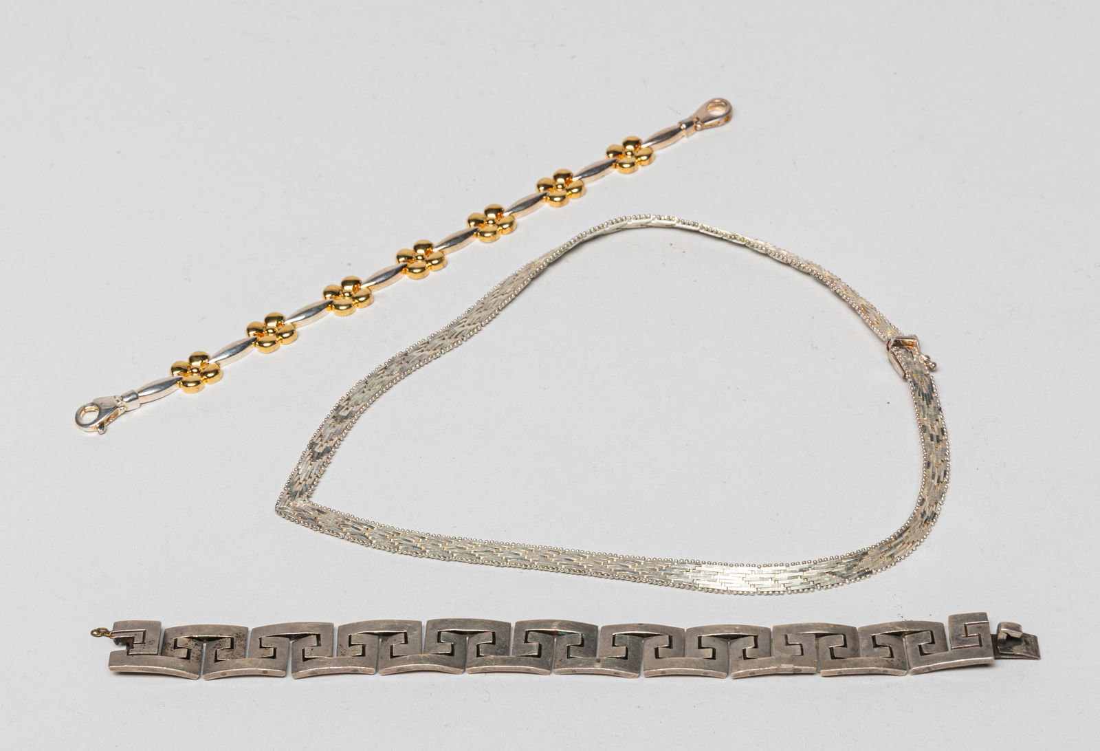 Silver Bracelets & Necklace (1 of 11)