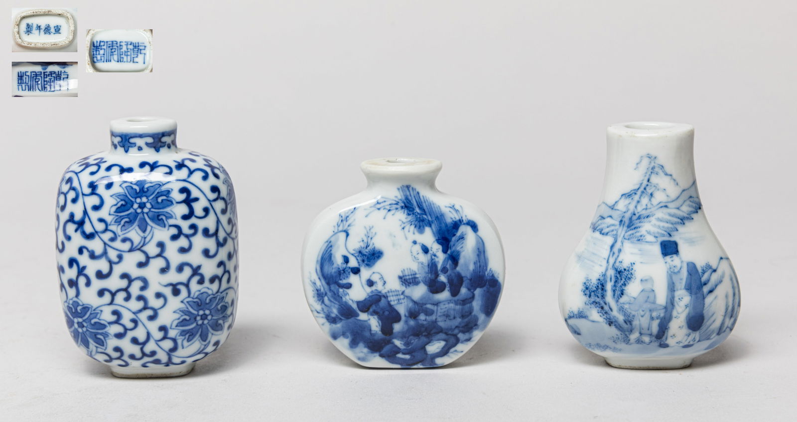 Chinese Export Porcelain Snuff Bottles (1 of 15)