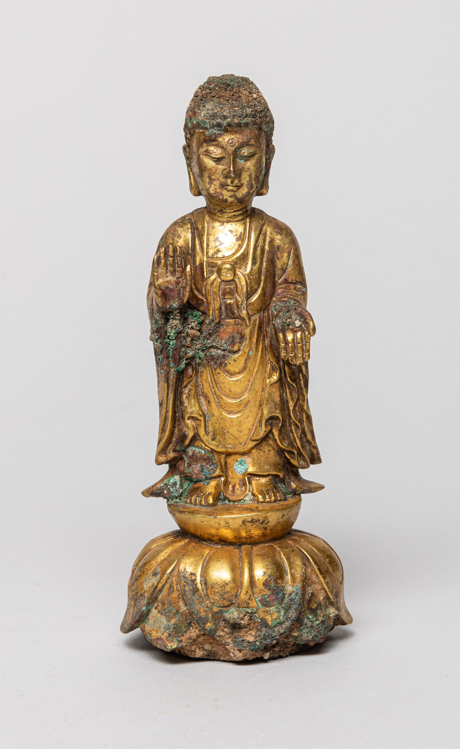 Korean Gilt Bronze Buddha (1 of 11)