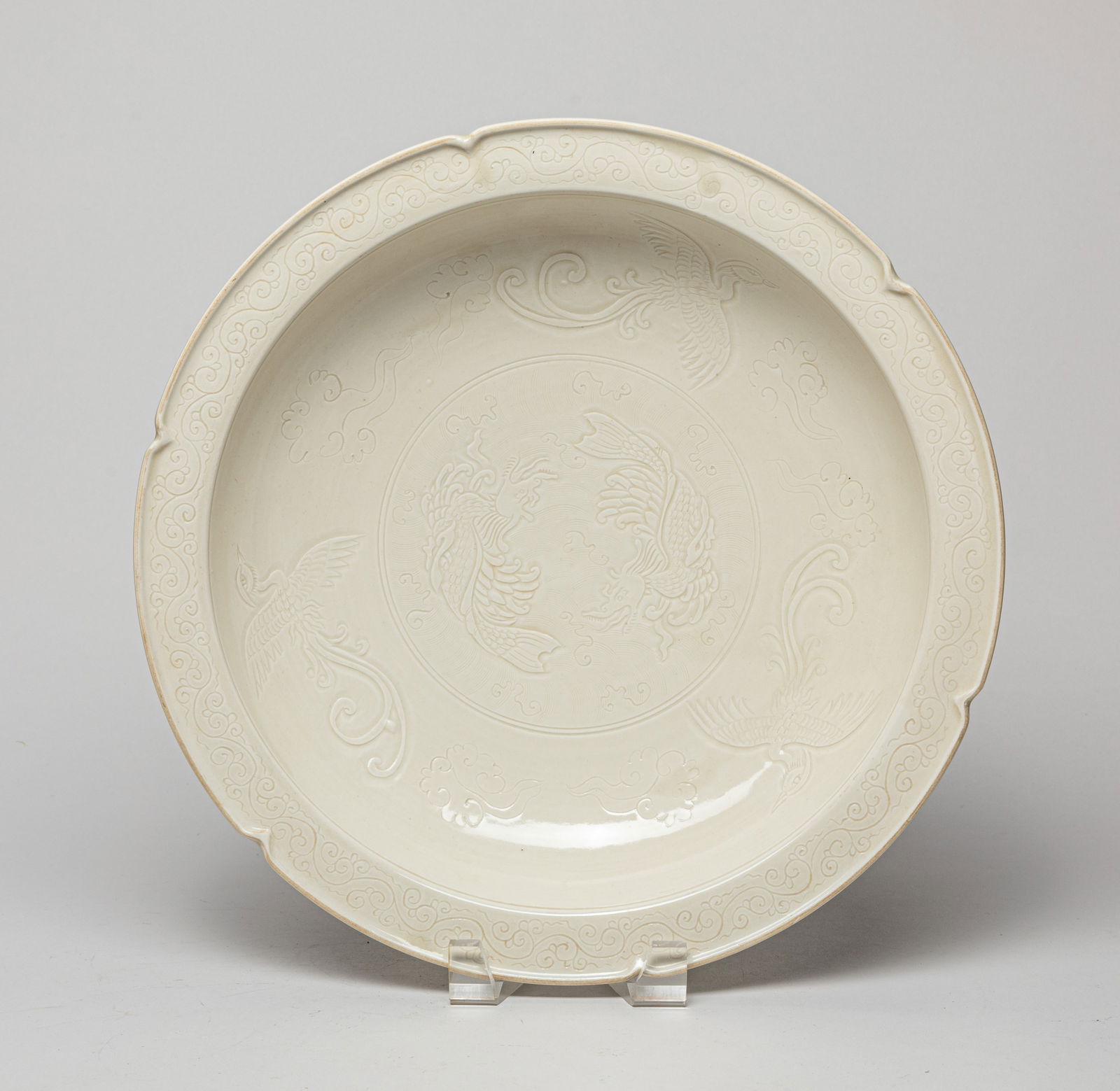 Massive Chinese Ding Porcelain Charger (1 of 14)