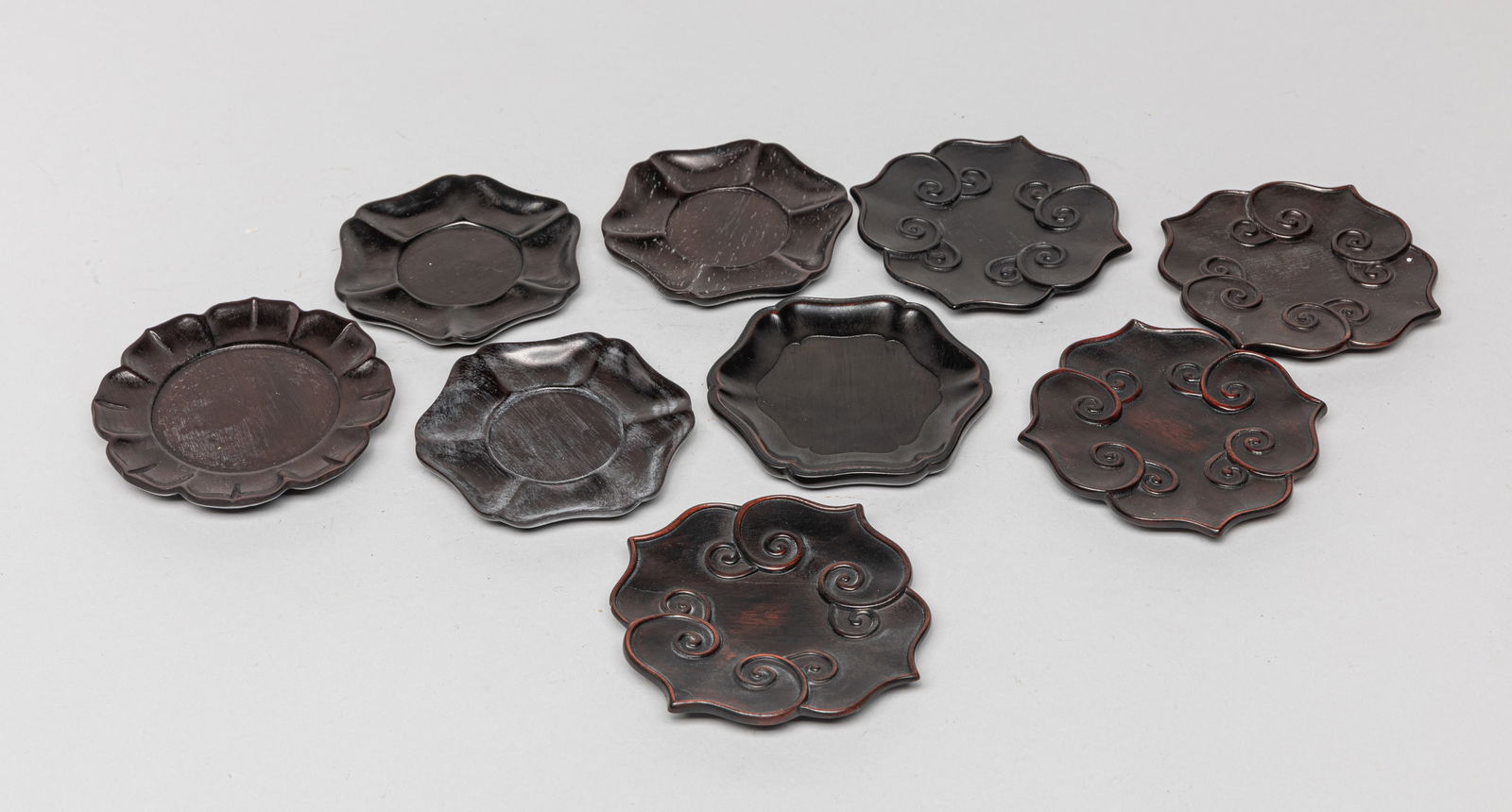 Estate Chinese Wood Cup Stands (1 of 10)