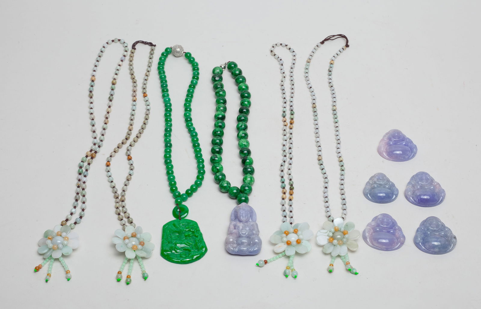 Estate Chinese Colored Stone Jewelry (1 of 8)