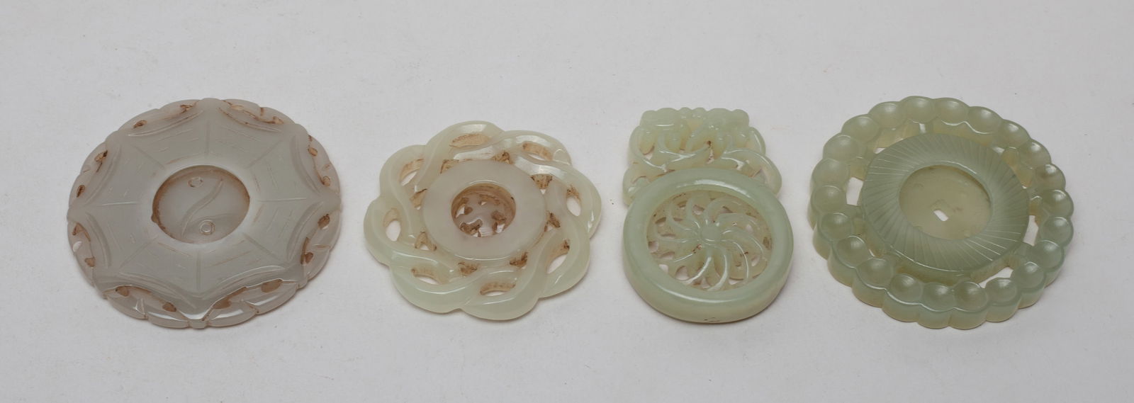 Chinese Jade Carved Inside Moving Pendants (1 of 9)