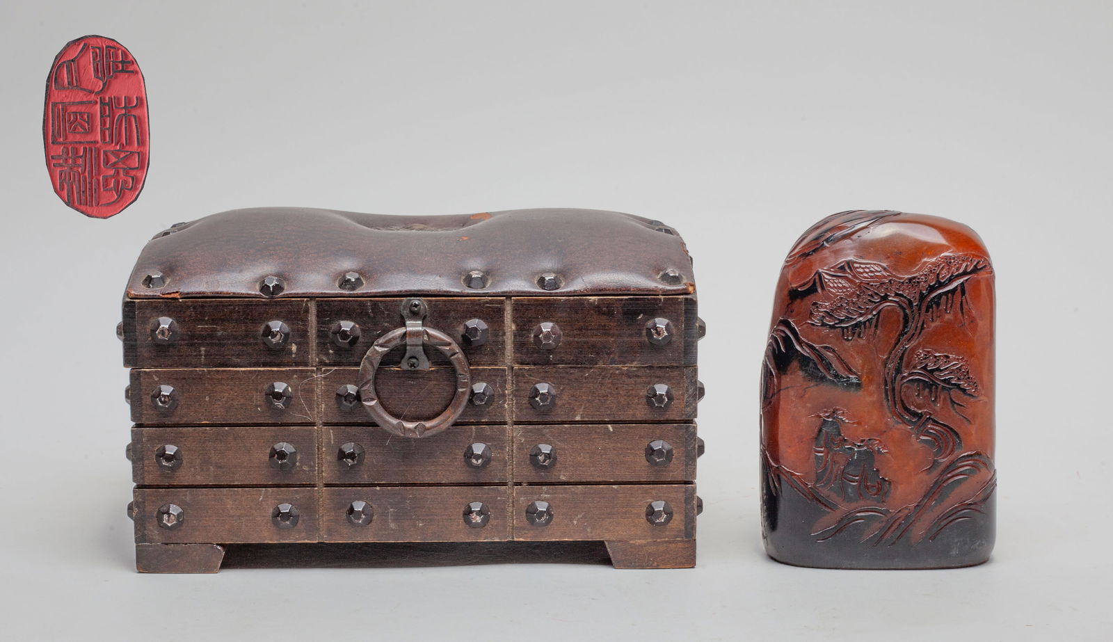 Large Chinese Shoushan Stone Sculpture (1 of 15)