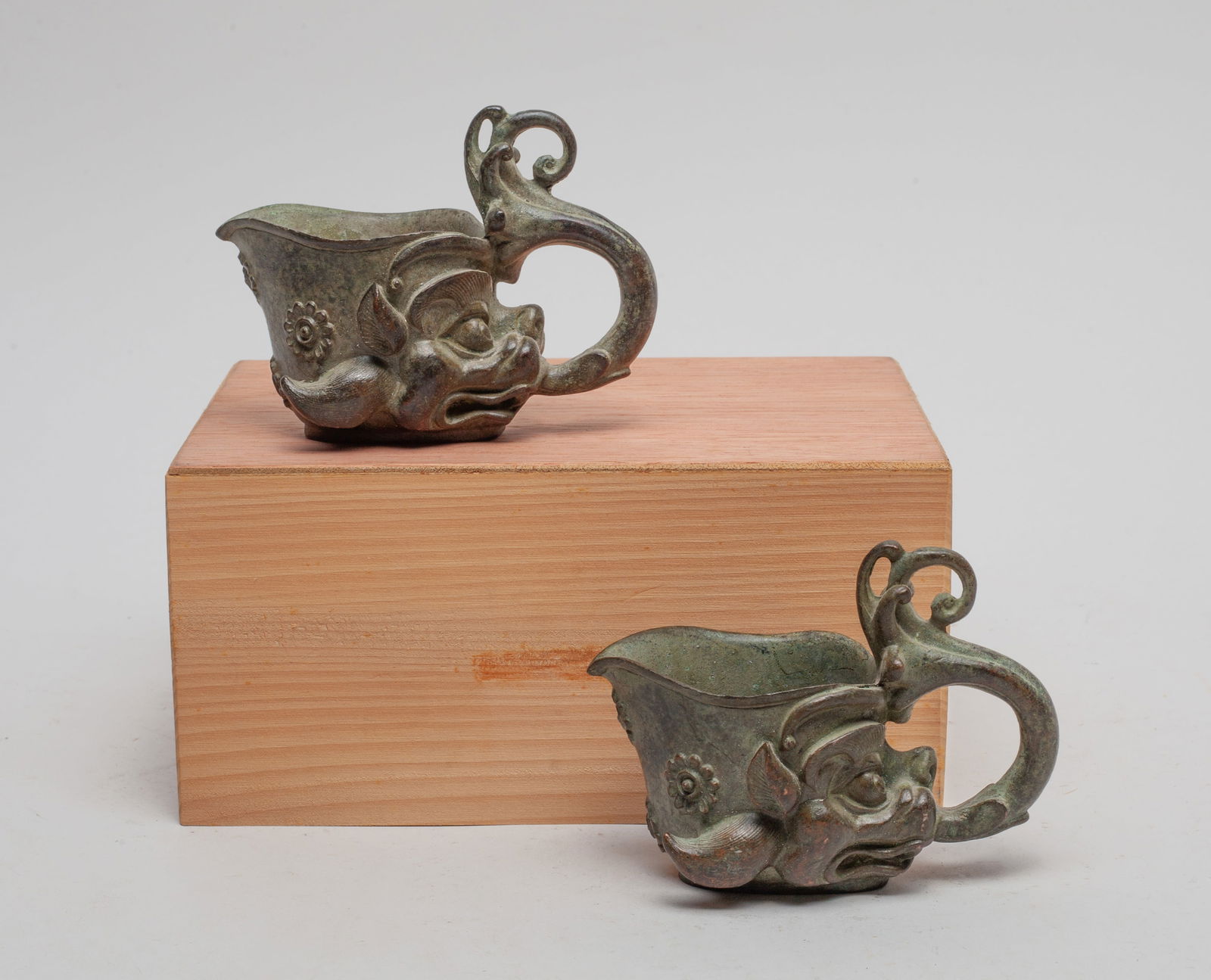 Collectible Chinese Bronze Cups (1 of 16)