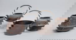 Estate Japanese Iron Pots