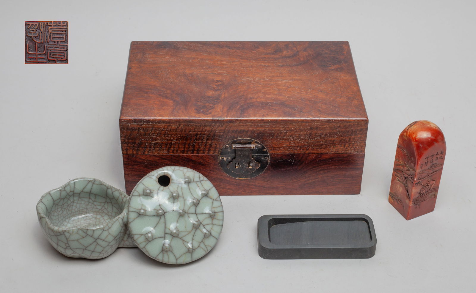 Chinese Porcelain & Stone Seal (1 of 13)