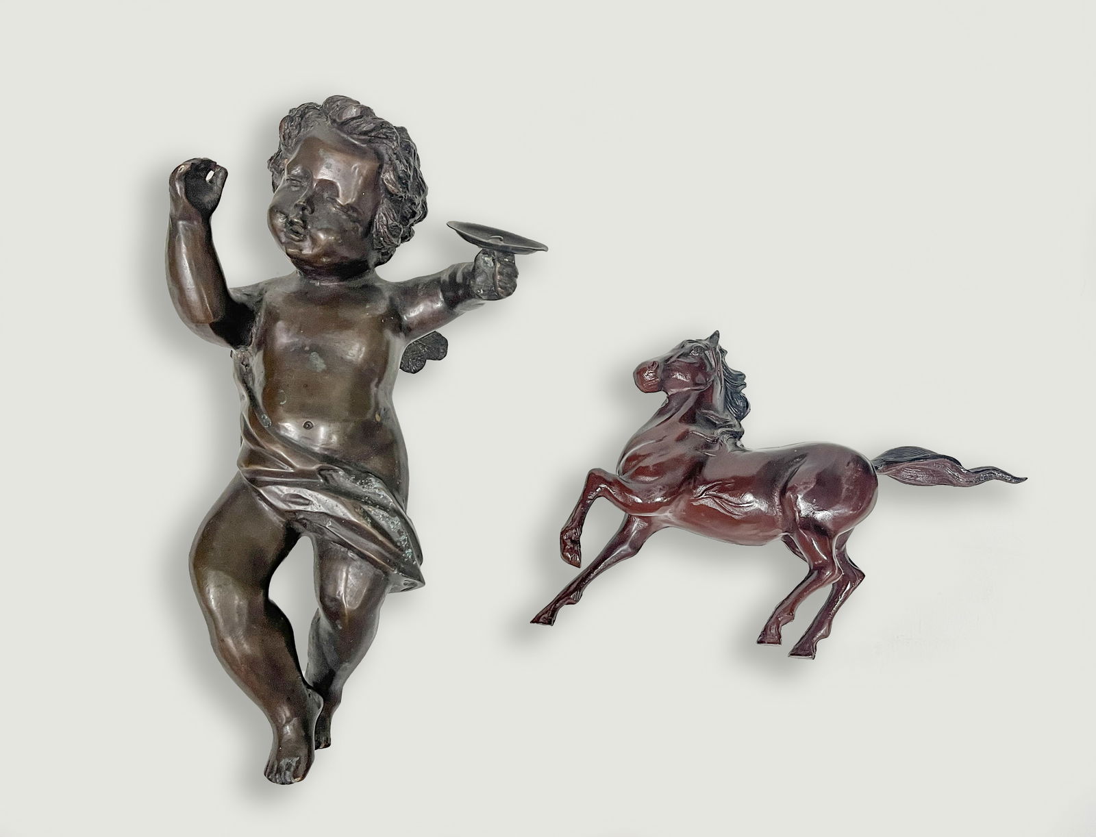 Two Painted Metal Table Sculptures (1 of 10)