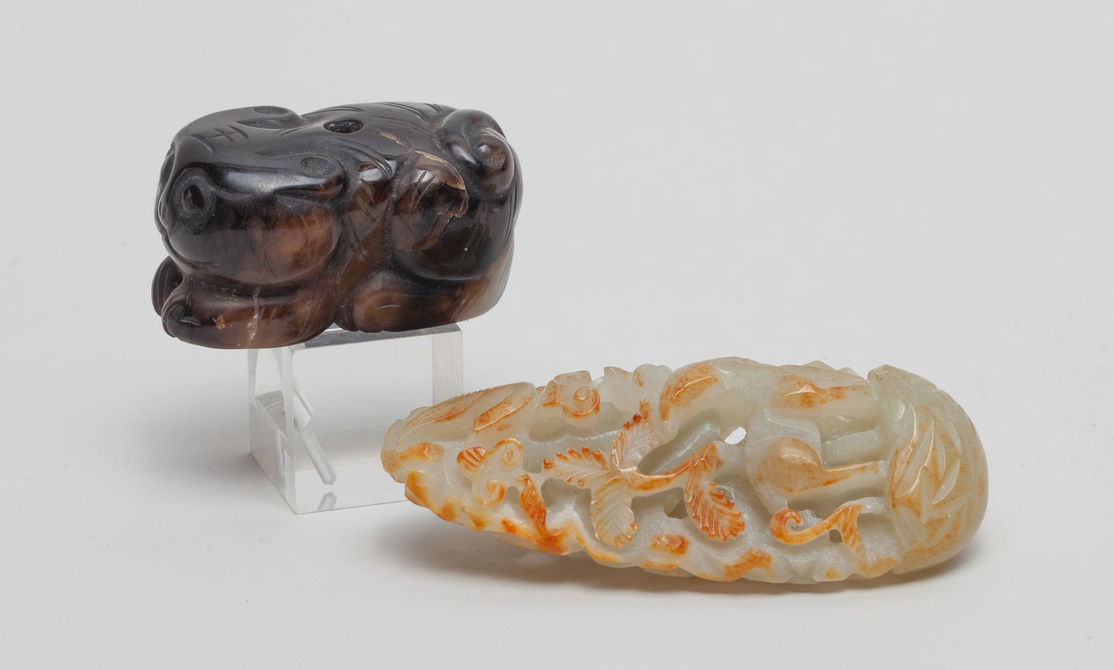 Two Chinese Russet Jade Toggles (1 of 12)