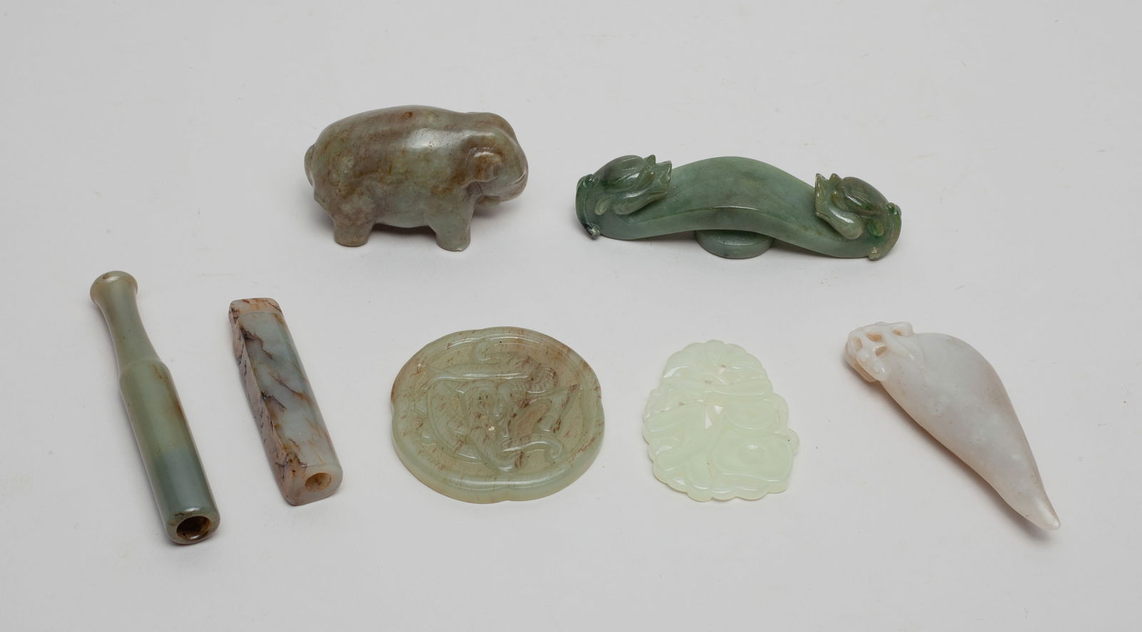 Estate Chinese Jade Carvings (1 of 11)