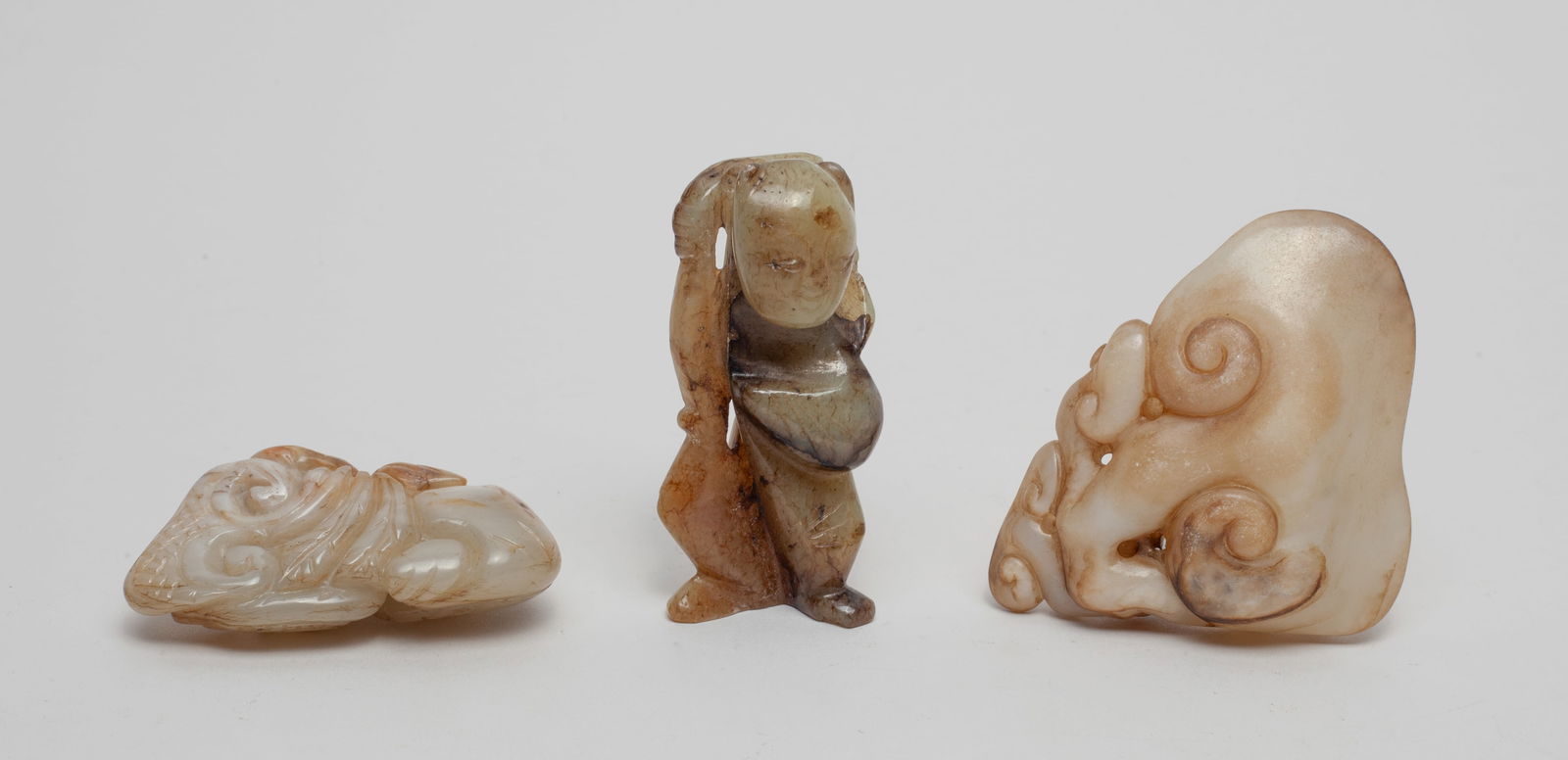 Set Chinese Large Jade Toggles (1 of 15)