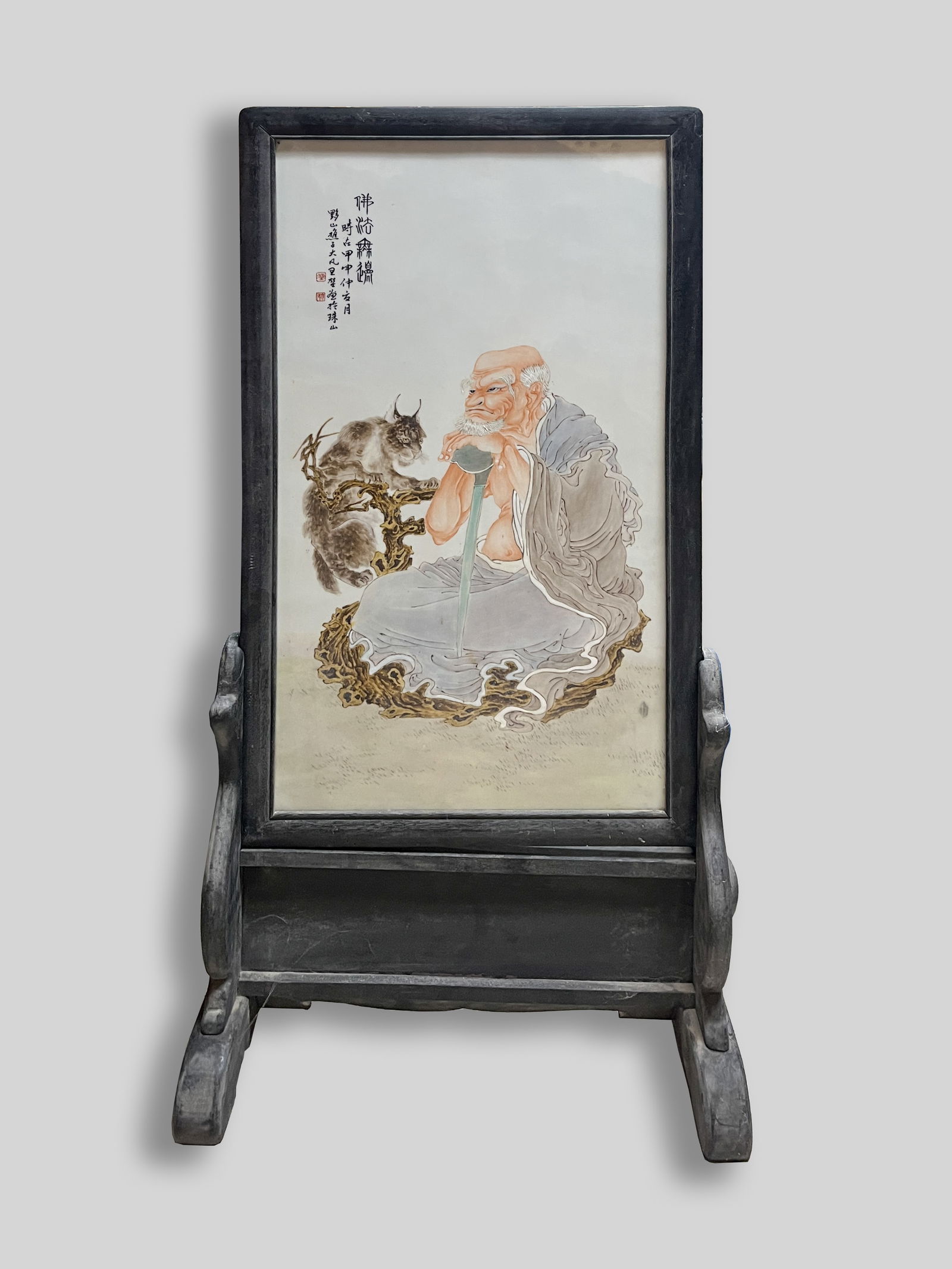 Massive Chinese Porcelain Screen (1 of 13)