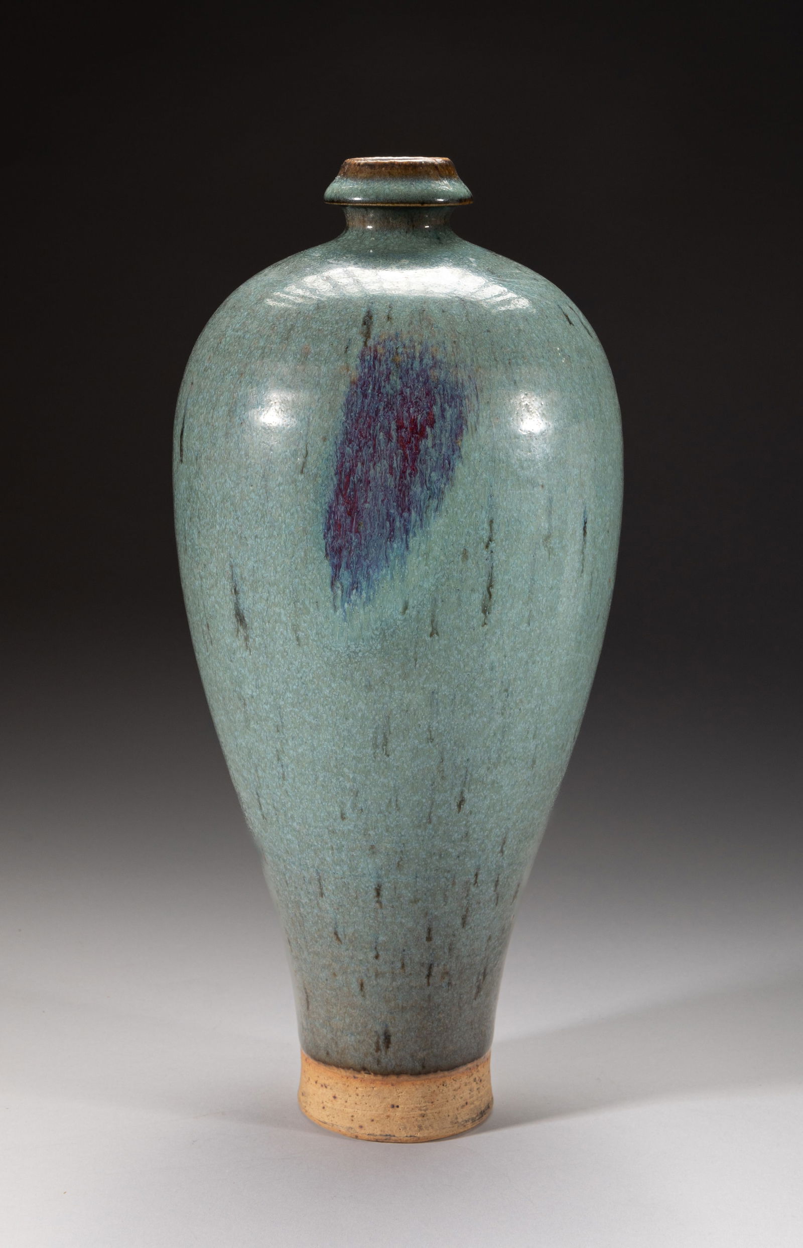 Chinese Jun Ware Porcelain Tall Vase (1 of 11)