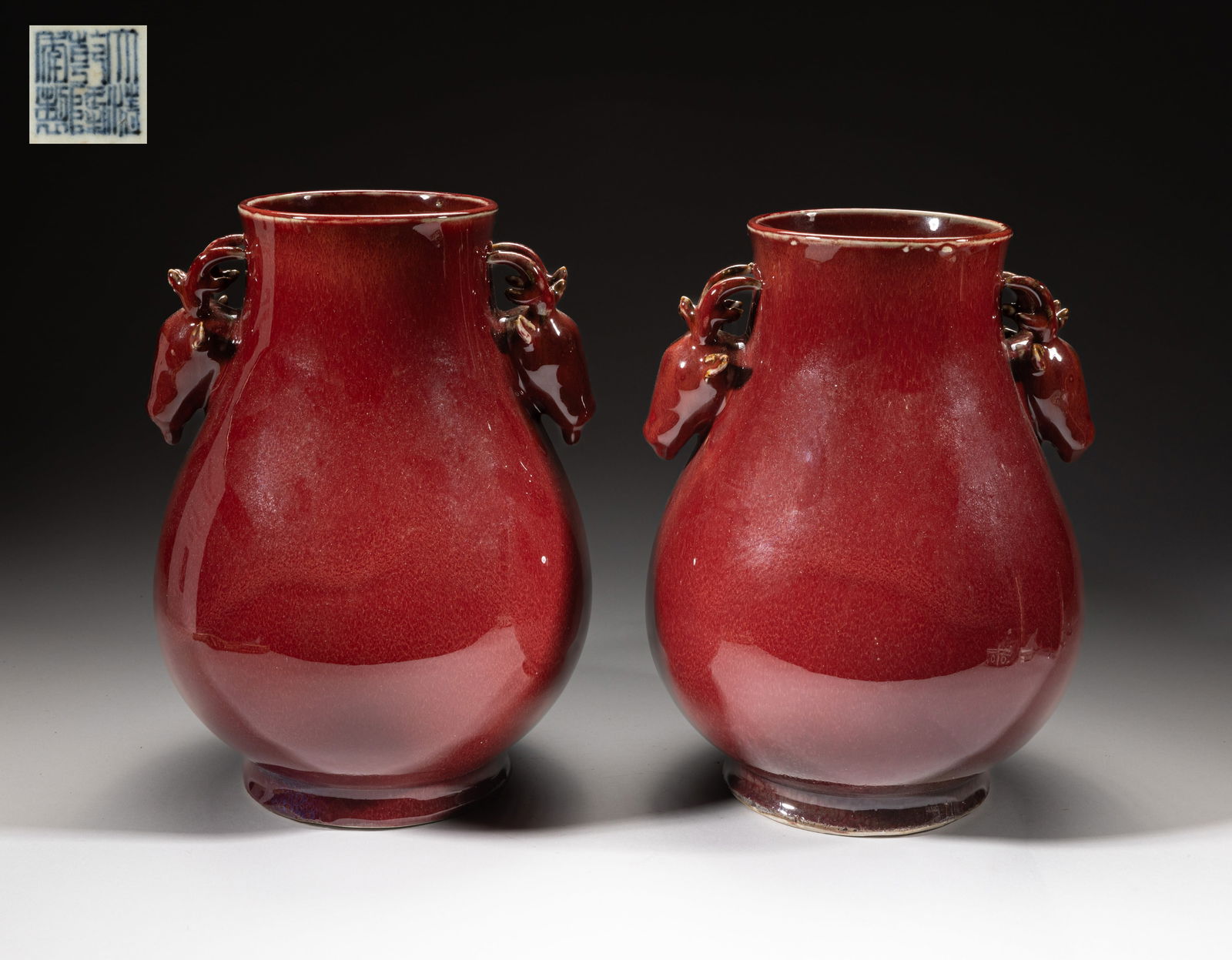 Pair Chinese Export Porcelain Large Vases (1 of 13)