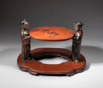 Chinese Lacquer Large Tray, Kangxi