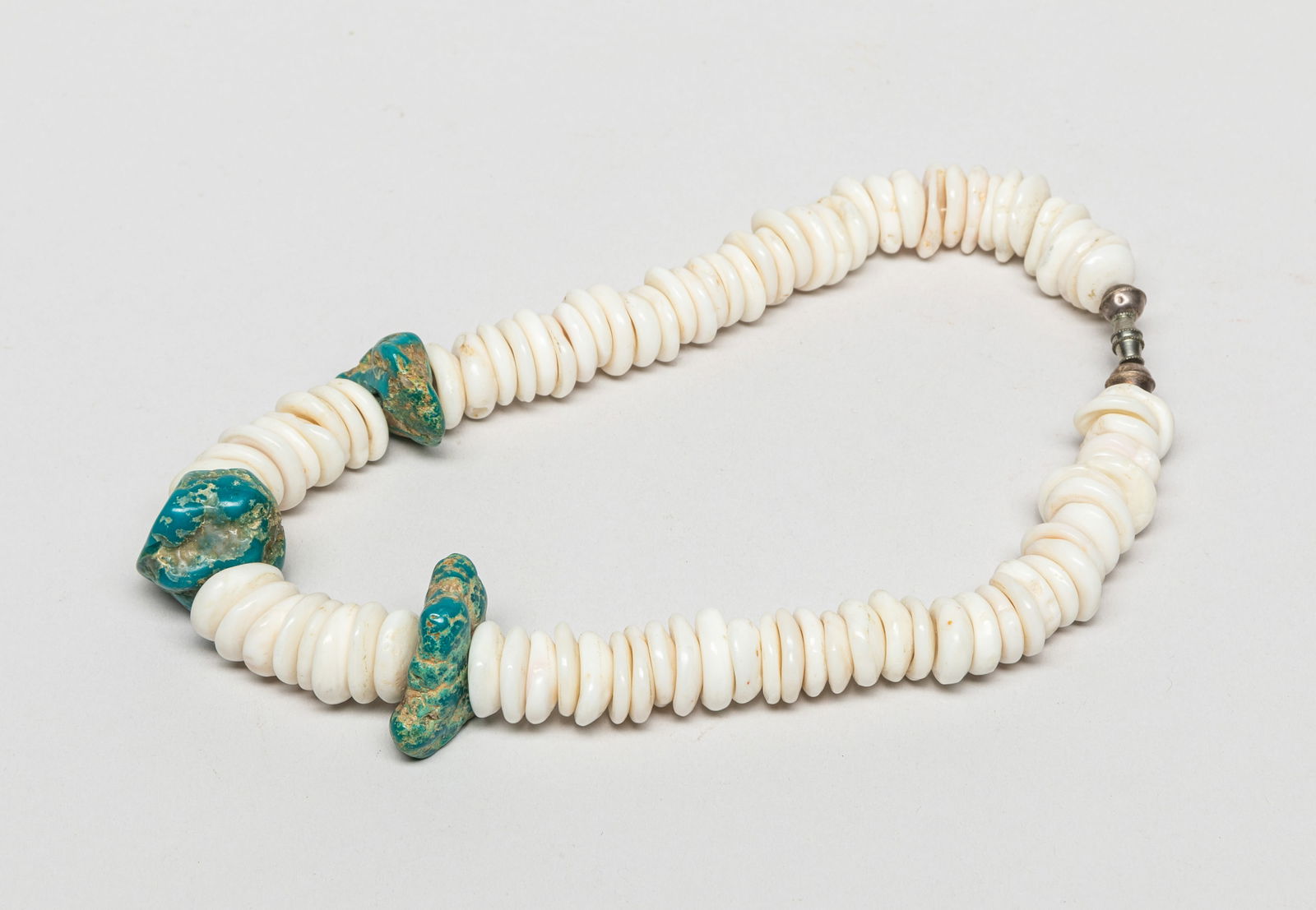 Zuni Shell & Turquoise Necklace (1 of 10)