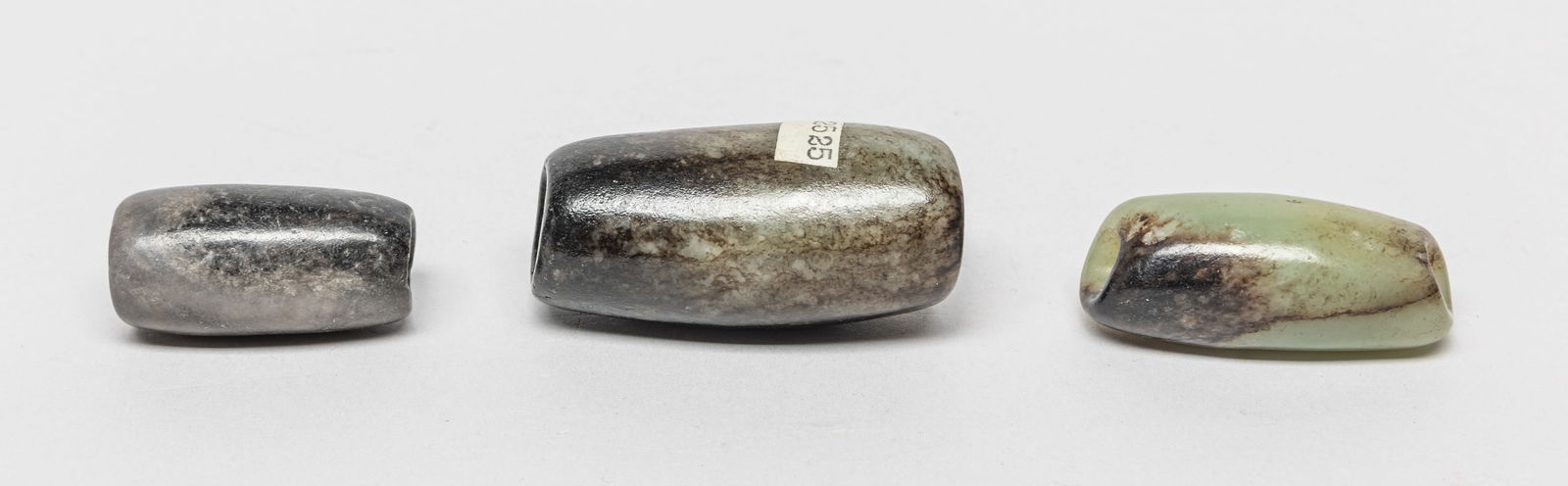 Three Chinese Jade Large Beads (1 of 11)