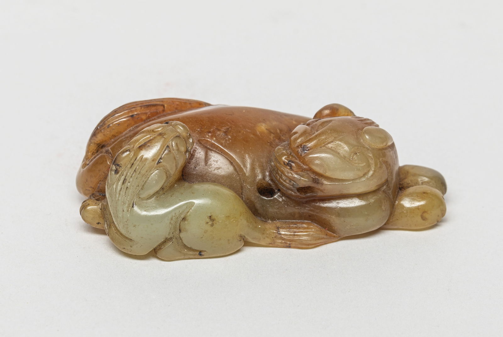 Chinese Ming Type Russet Jade Beast (1 of 12)