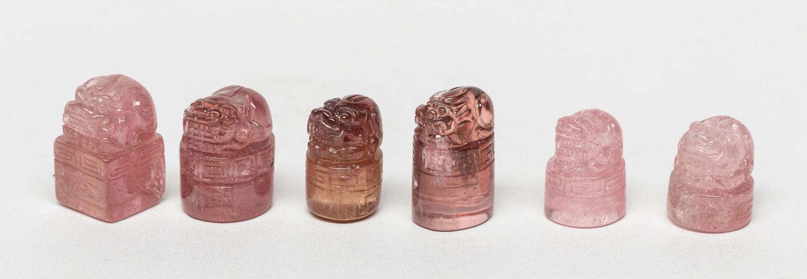 Set Chinese Tourmaline Seals (1 of 10)