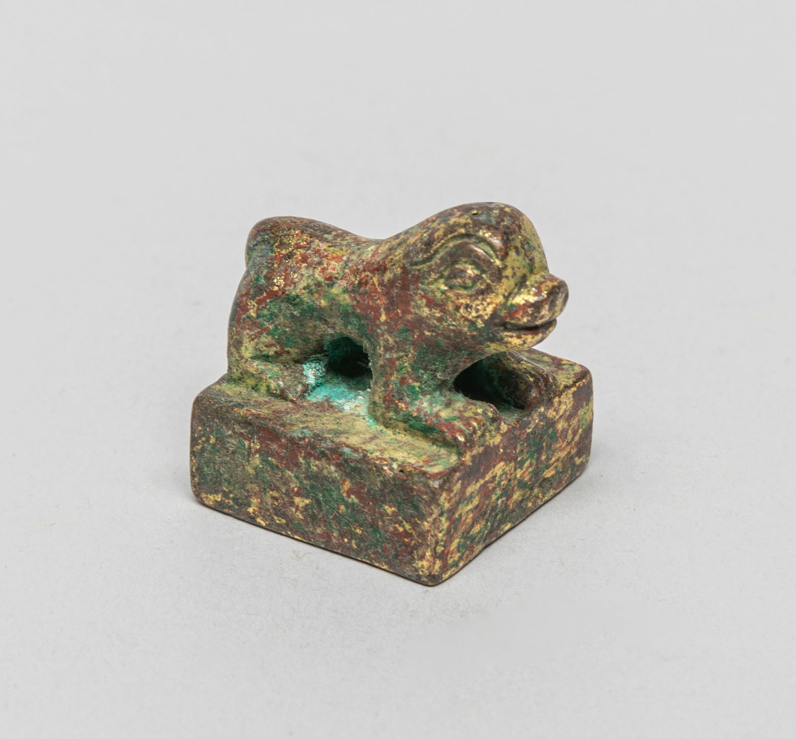 Chinese Gilt Bronze Seal (1 of 9)
