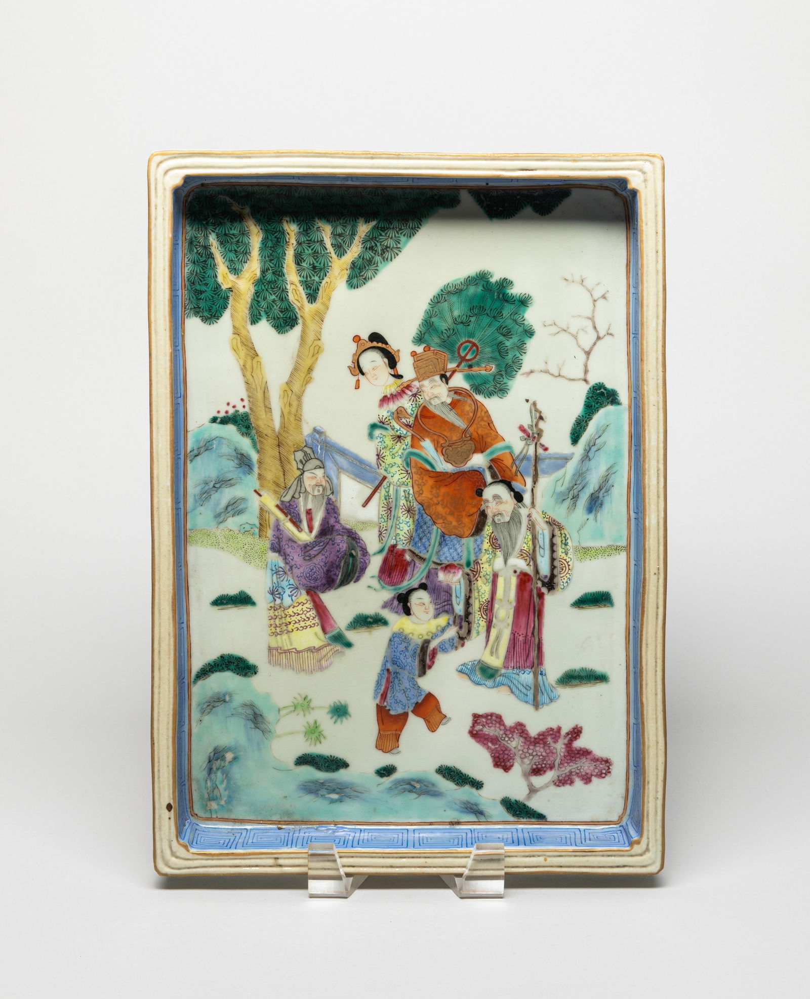 Chinese Famille Rose Porcelain Tray (1 of 10)